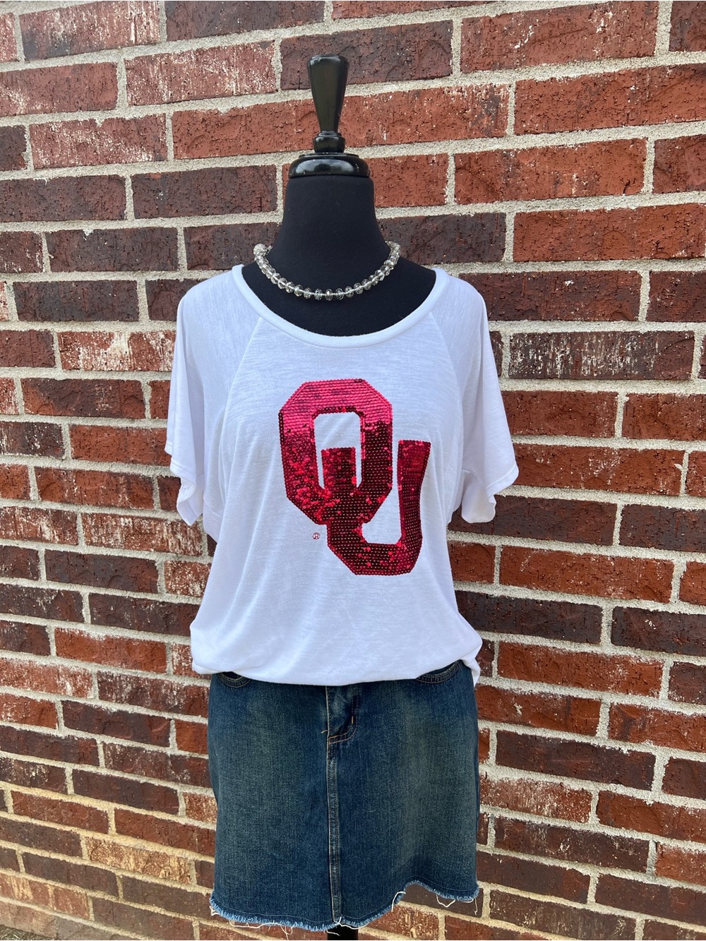 Livy Lu Sequin Logo Tee